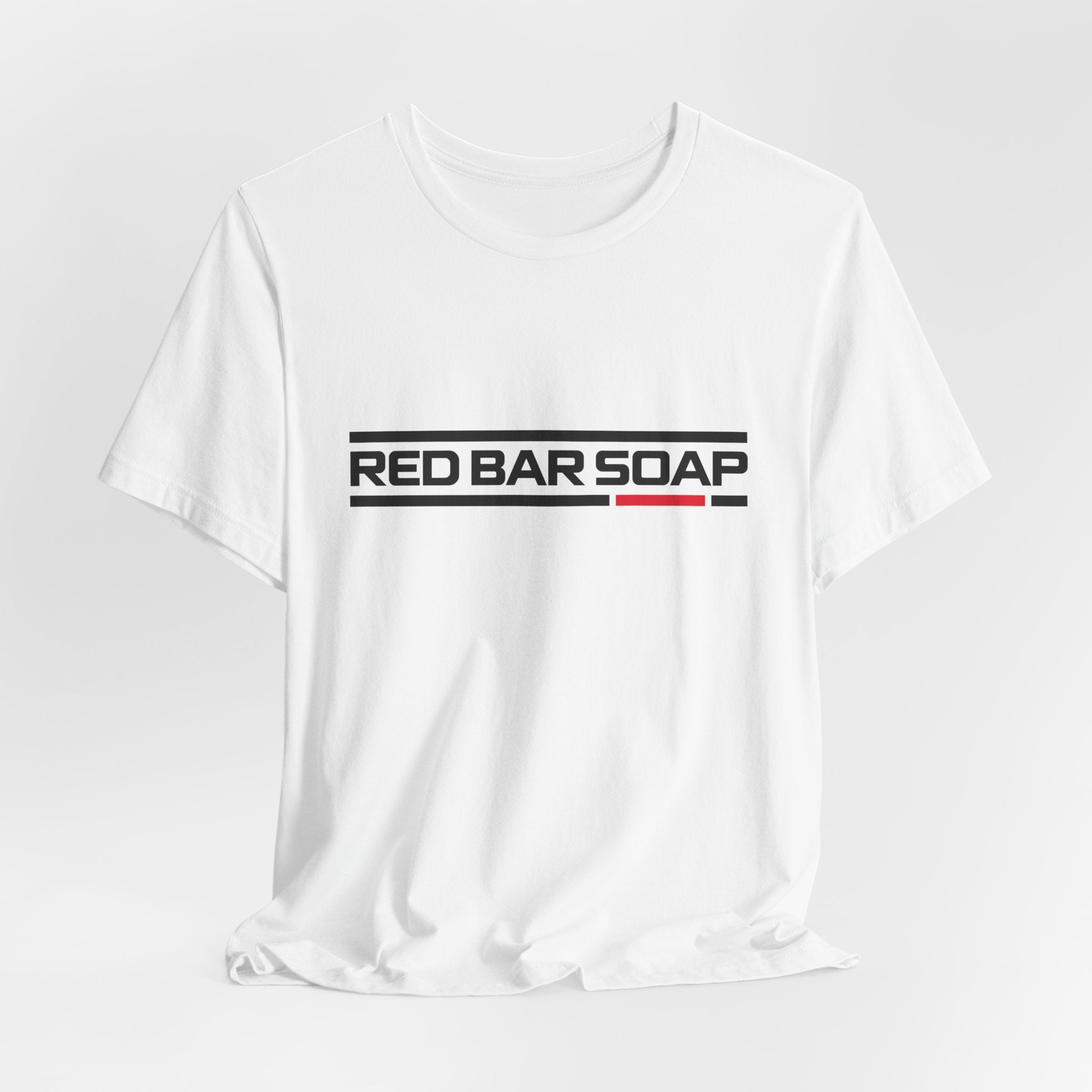Red Bar Soap T‑Shirt— "Train Hard. Stay Clean. Trust Red Bar."
